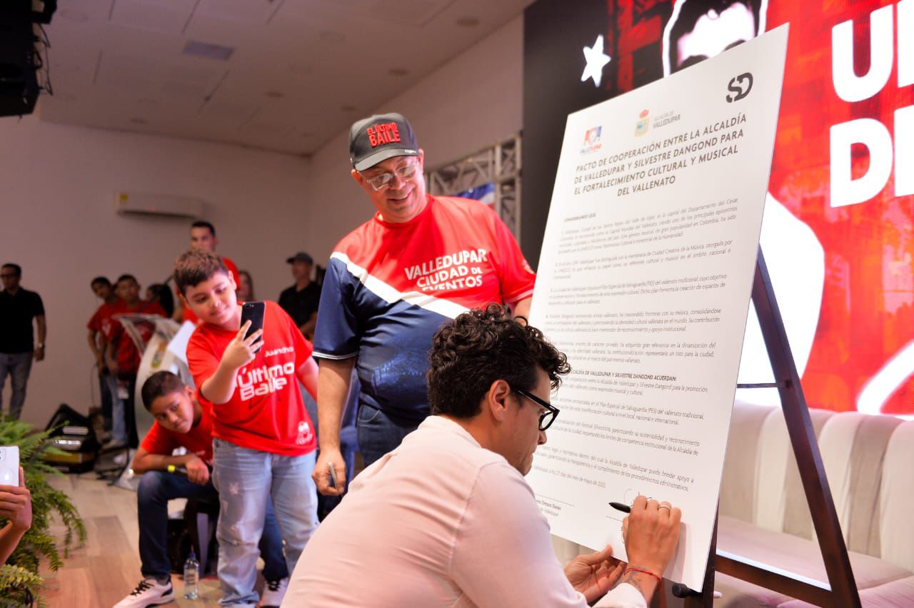 Inició el Festival Silvestrista con firma de pacto para fortalecimiento cultural y musical del vallenato