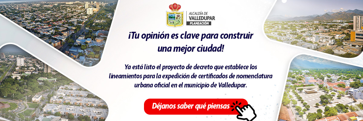 Tu opinión es clave para construir una mejor ciudad